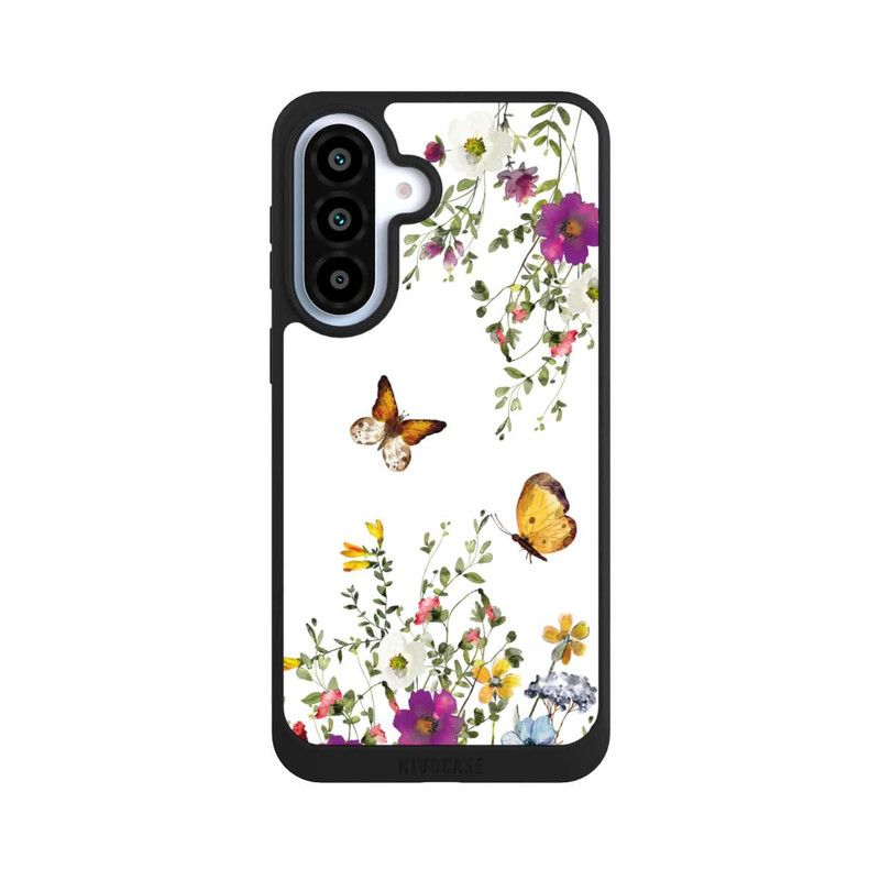 Galaxy A37 5G NIVOpure Schmetterlinge und bunte Blumen