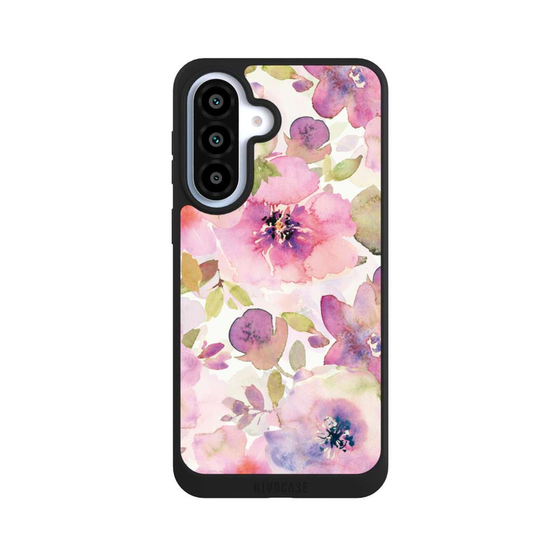 Galaxy A37 5G NIVOpure Tapete mit rosa Blumen