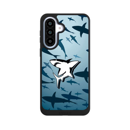 Samsung Galaxy A37 5G NIVOpure Haie Muster Blau
