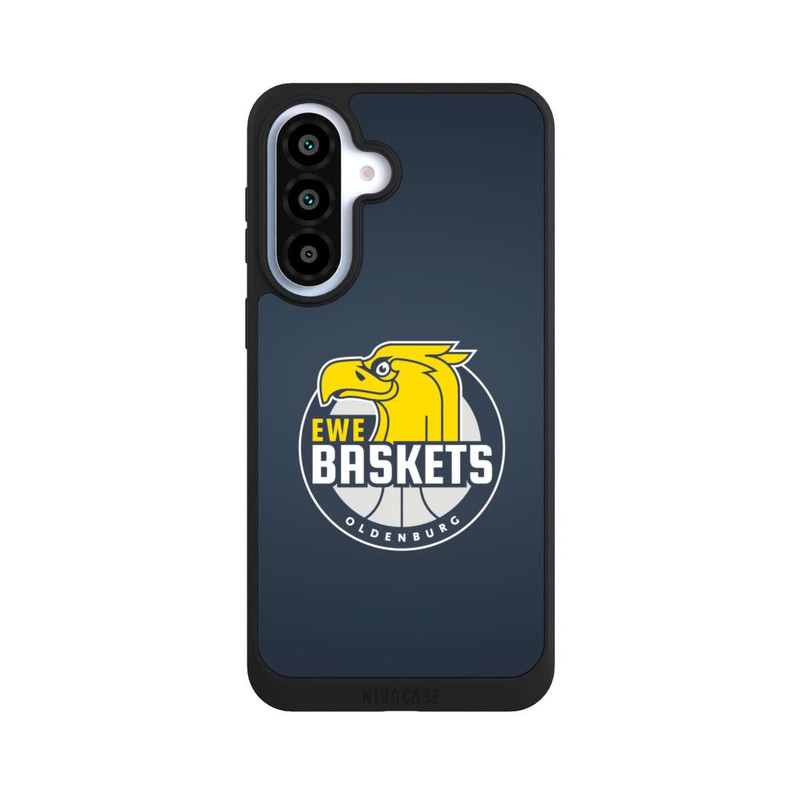 Galaxy A37 5G NIVOpure EWE Baskets Logo Blau