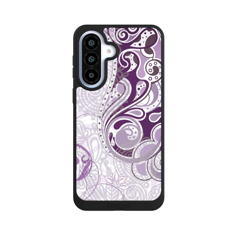 Galaxy A37 5G NIVOpure Motif d'automne violet et blanc
