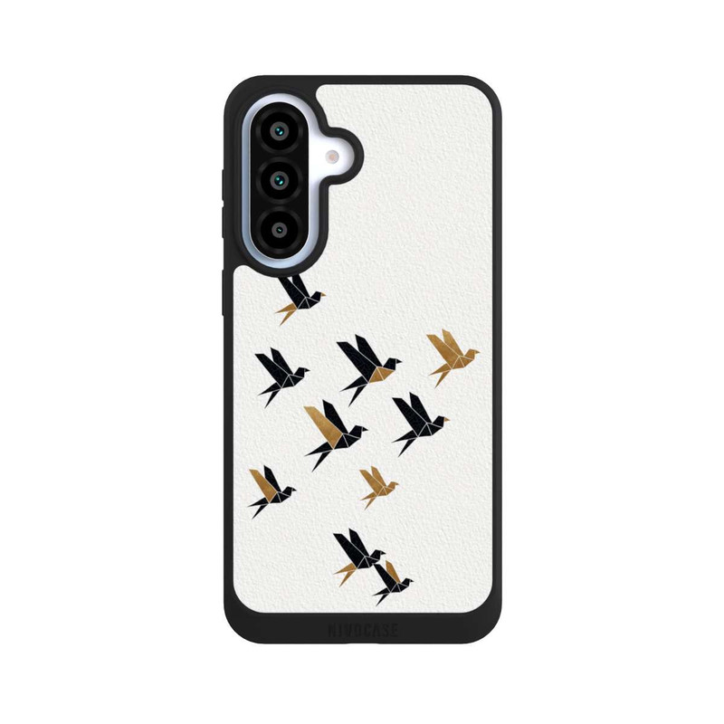 Galaxy A37 5G NIVOpure Origami Birds Collage