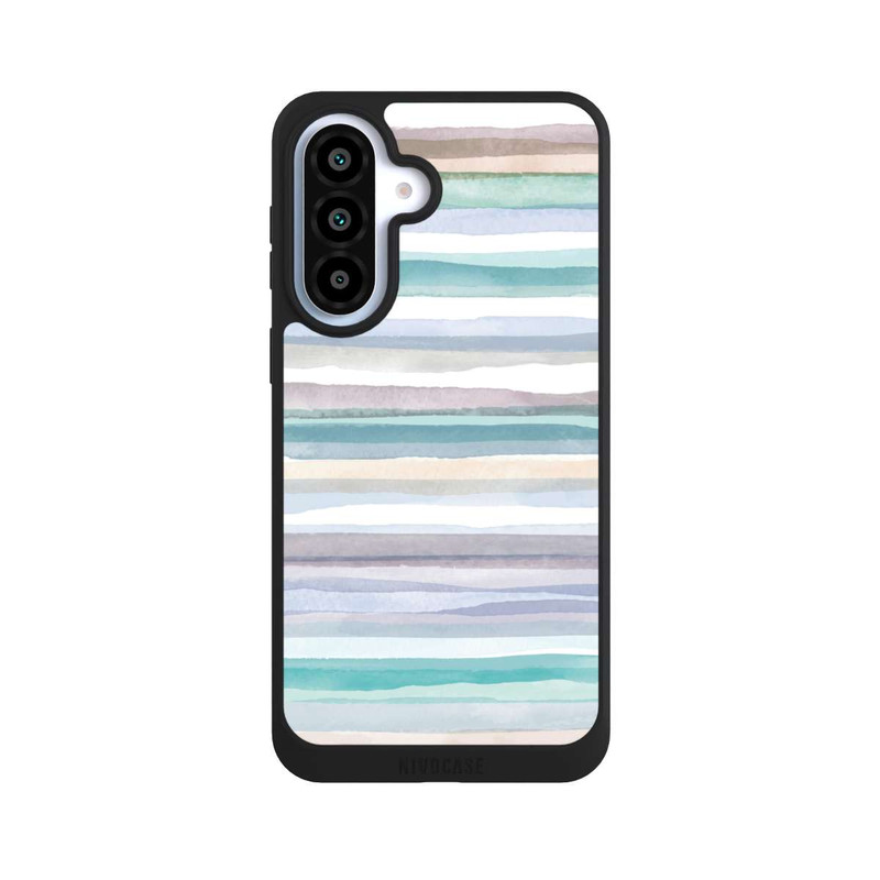 Galaxy A37 5G NIVOpure Pastellfarbene Streifen Blau