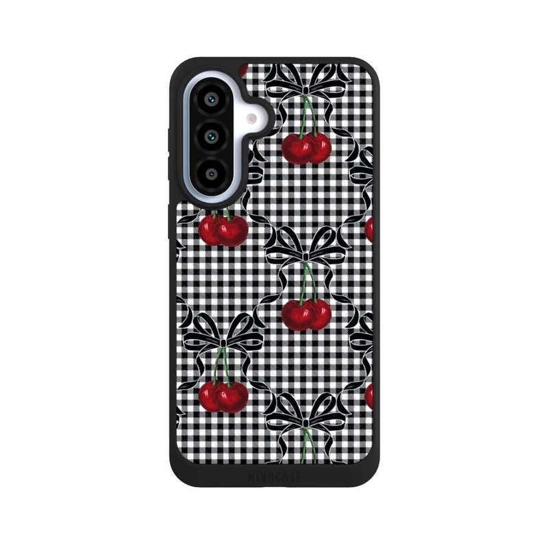 Galaxy A37 5G NIVOpure Cherry Pattern Black