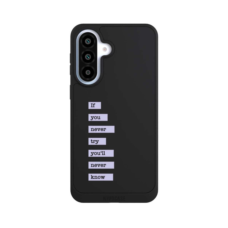 Galaxy A37 5G NIVOpure If You Try Blue Transparent