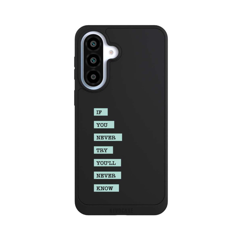 Galaxy A37 5G NIVOpure If You Try Green Transparent