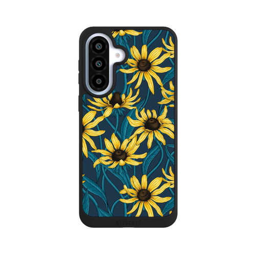 Samsung Galaxy A37 5G NIVOpure Sonnenblumen auf Blauem Hintergrund
