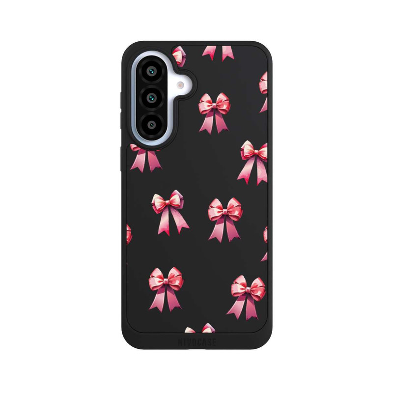 Galaxy A37 5G NIVOpure Bow Red Pattern Watercolor Transparent