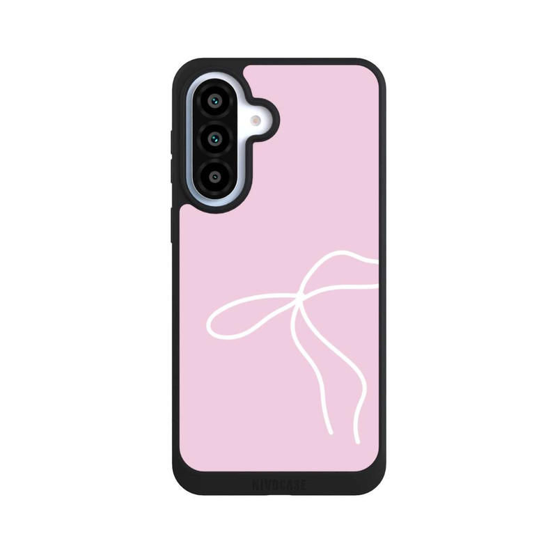 Galaxy A37 5G NIVOpure Trendy Schleife Weiß Rosa