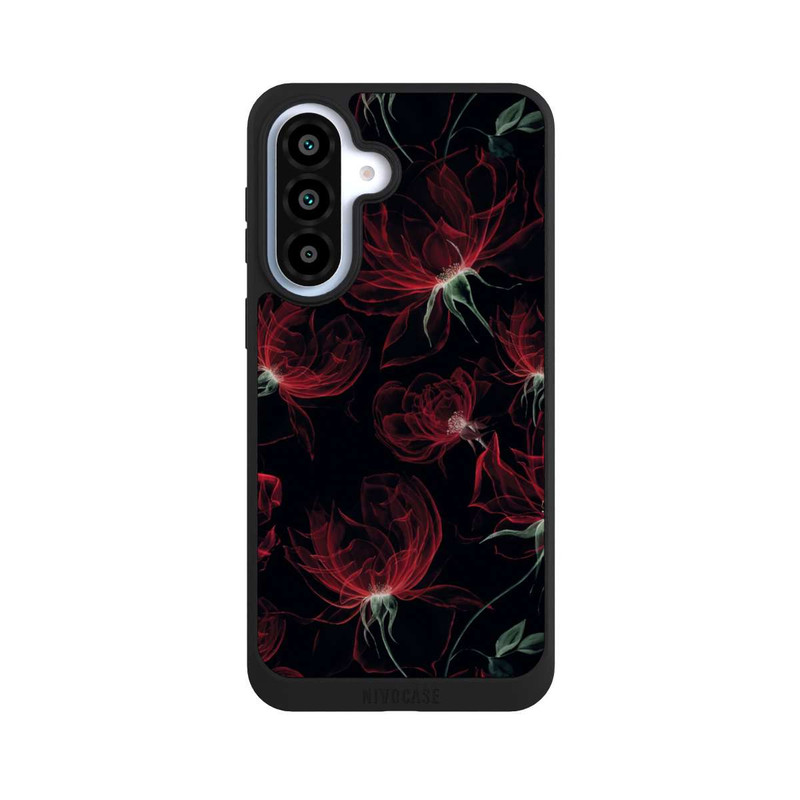 Galaxy A37 5G NIVOpure Red Flowers Wallpaper