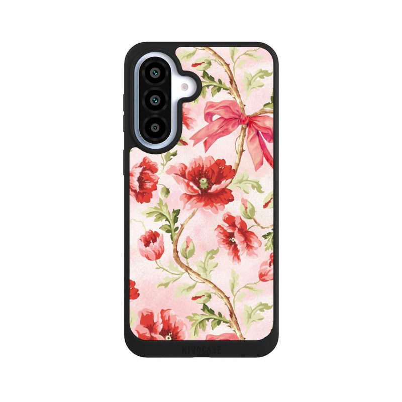 Galaxy A37 5G NIVOpure Motif Coquelicots Rose