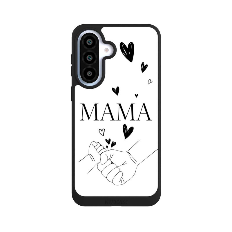Galaxy A37 5G NIVOpure Muttertag Line Art Hände Schwarz Weiß