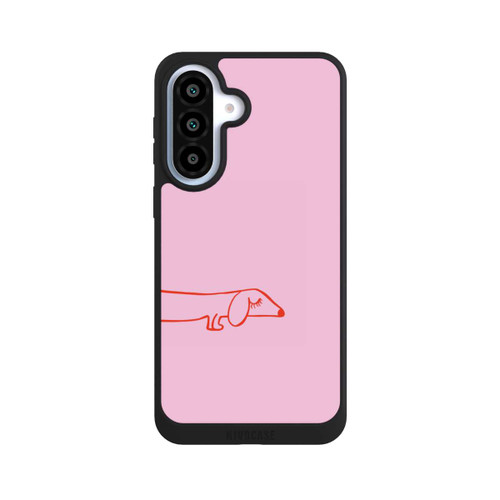 Samsung Galaxy A37 5G NIVOpure Dachshund Illustration Pink
