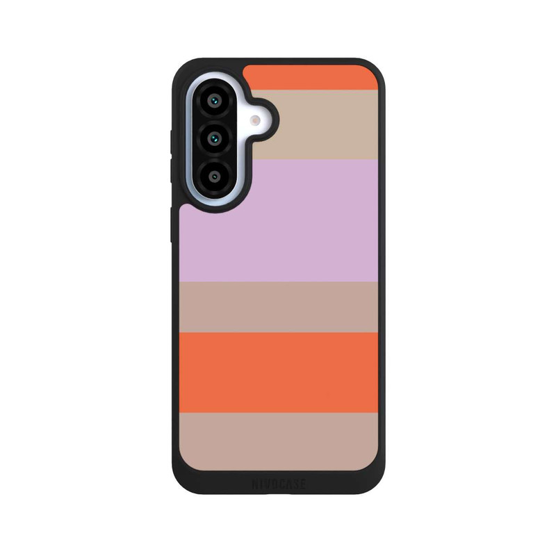 Galaxy A37 5G NIVOpure Moca Lila Orange Stripes