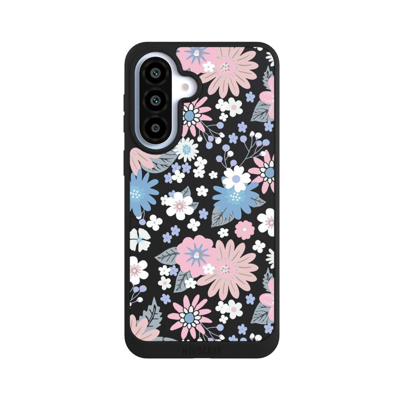 Galaxy A37 5G NIVOpure Wildblumenmuster Illustration Pastell Transparent