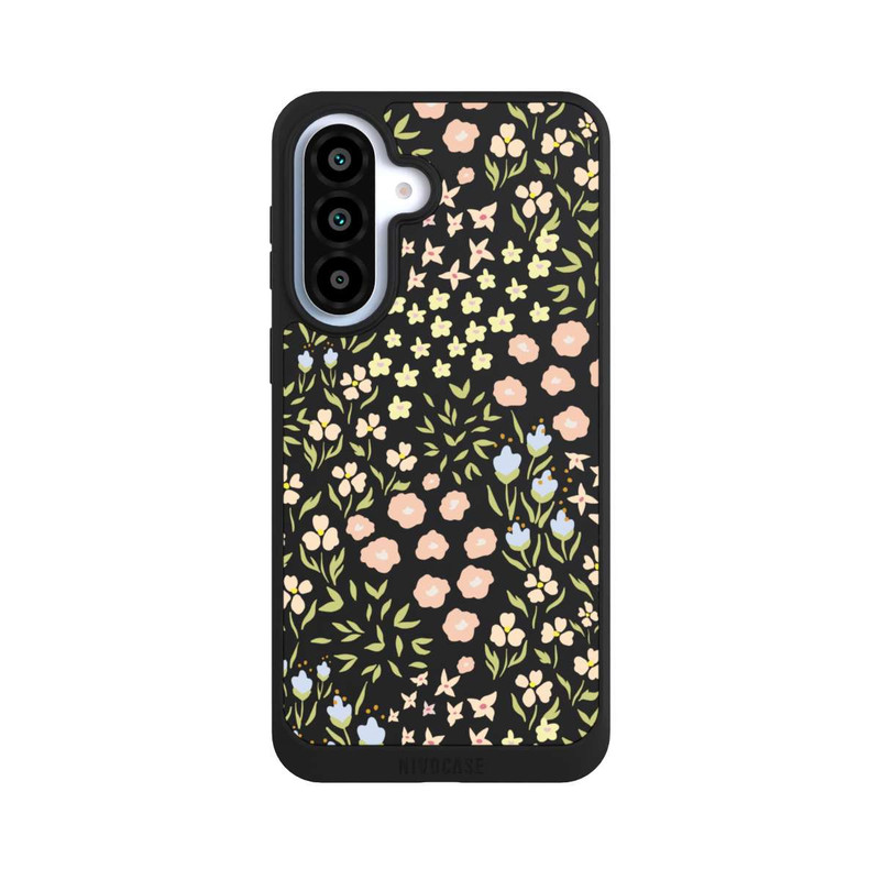 Galaxy A37 5G NIVOpure Blumenmuster Pastell Transparent