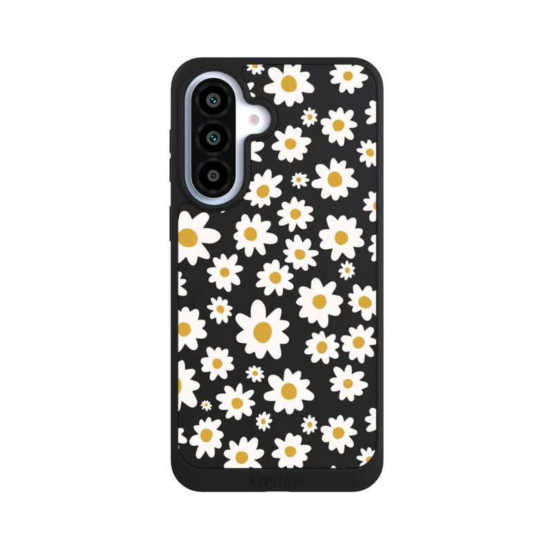 Galaxy A37 5G NIVOpure Daisy Flower Seamless Pattern Transparent