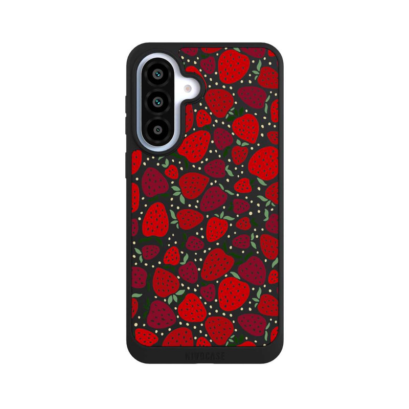 Galaxy A37 5G NIVOpure Erdbeermuster Comic Transparent