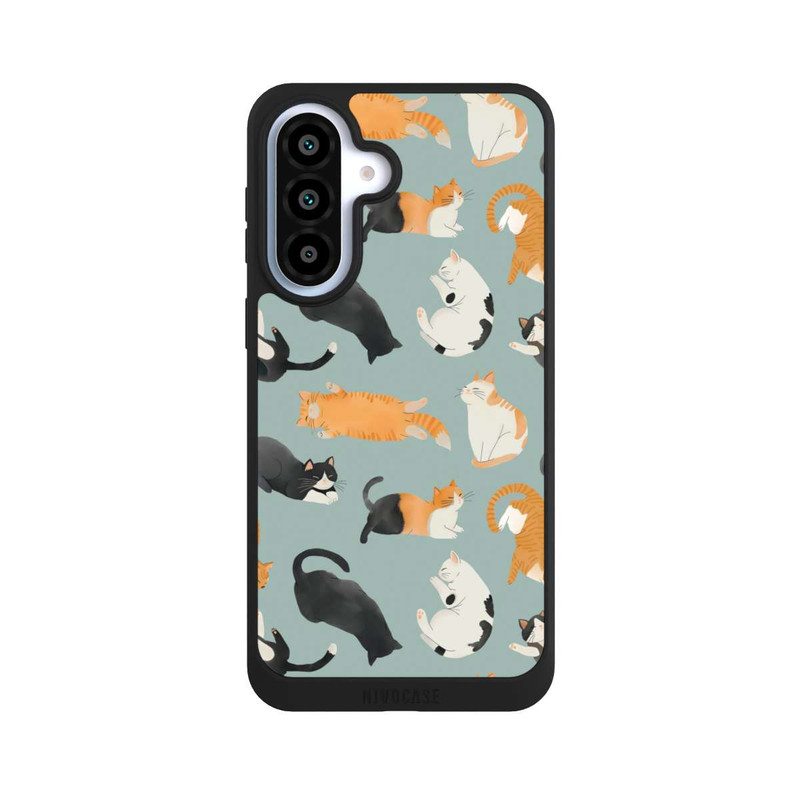 Galaxy A37 5G NIVOpure Cats Pattern