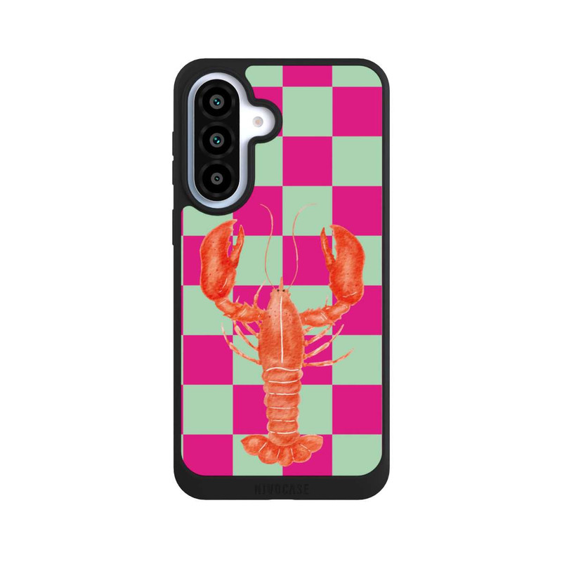 Galaxy A37 5G NIVOpure Pink Checkers Lobster