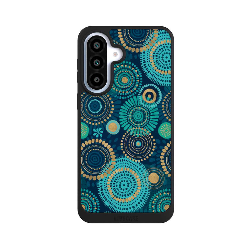 Galaxy A37 5G NIVOpure Blockprint India Teal Gold