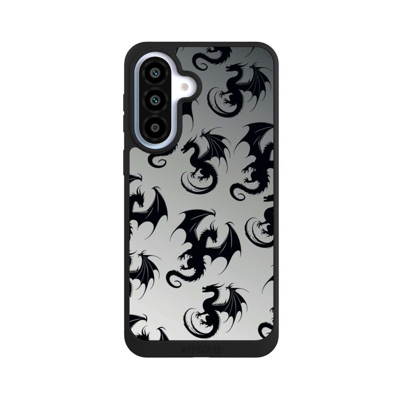 Galaxy A37 5G NIVOpure Drachen Muster Grau
