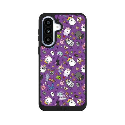 Samsung Galaxy A37 5G NIVOpure Muster Lila Hintergrund Pummeleinhorn