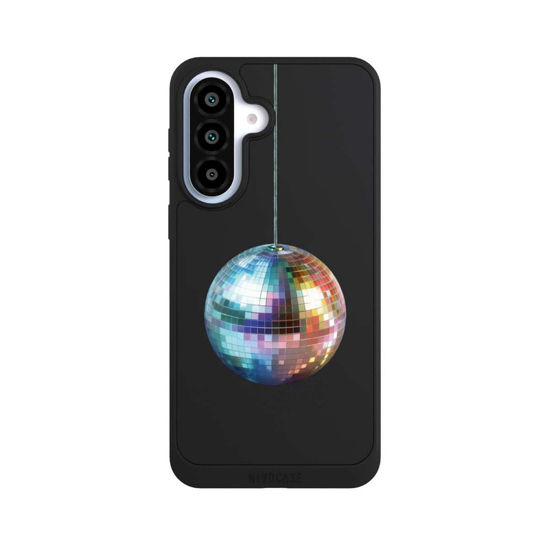 Galaxy A37 5G NIVOpure Discokugel Party Blau Gold Transparent mit KI