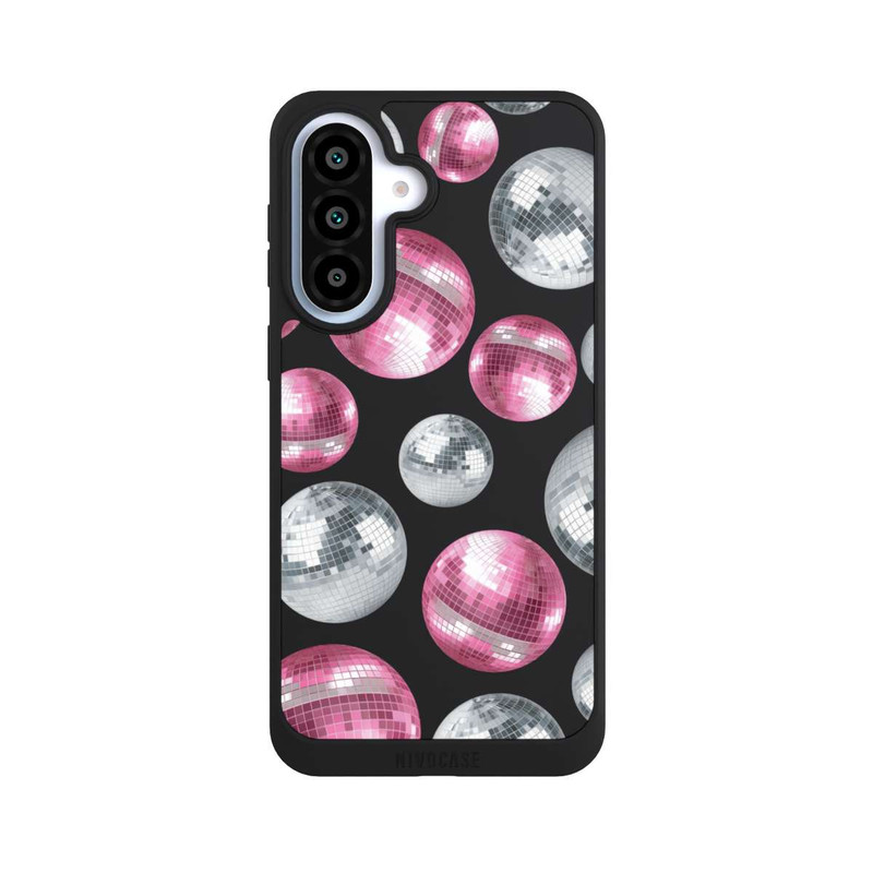 Galaxy A37 5G NIVOpure Discokugel Show Pink Transparent
