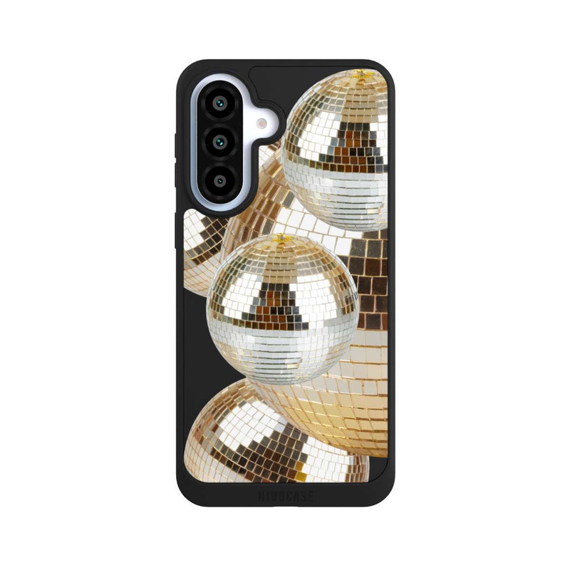 Galaxy A37 5G NIVOpure Disco Ball Party Gold Transparent with AI