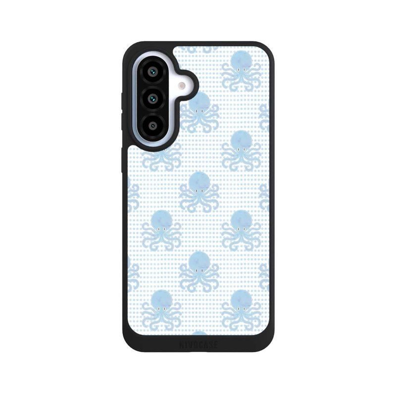 Galaxy A37 5G NIVOpure Blue Watercolor Octopus