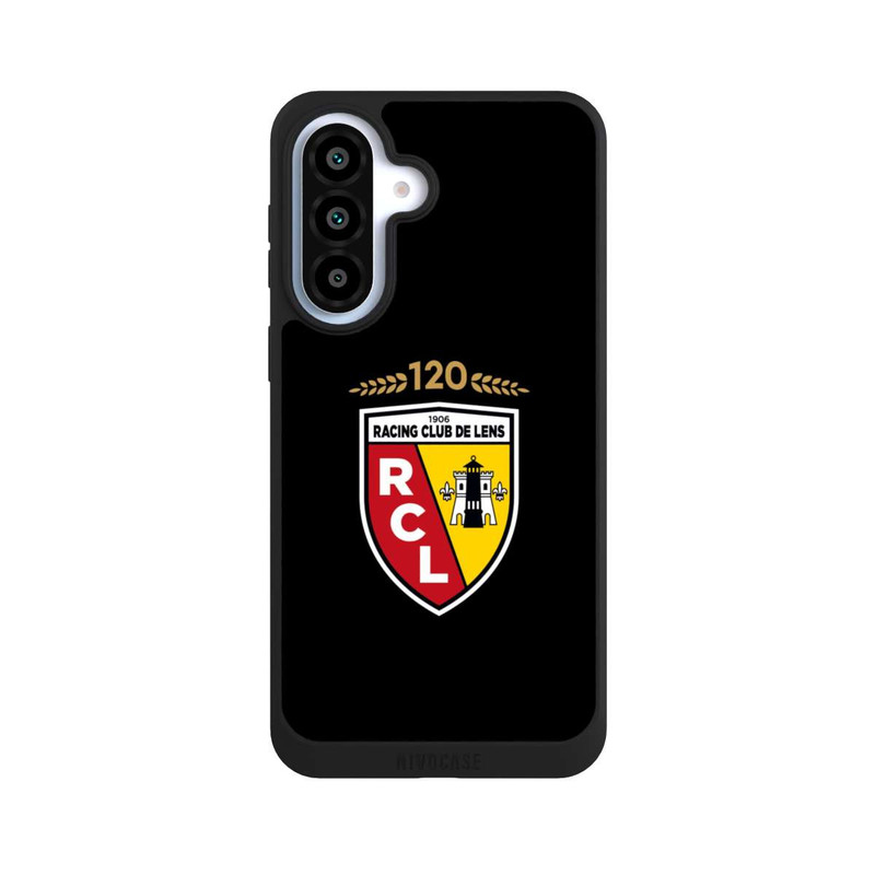 Galaxy A37 5G NIVOpure RC Lens 120 Jahre Jubiläums Logo schwarz