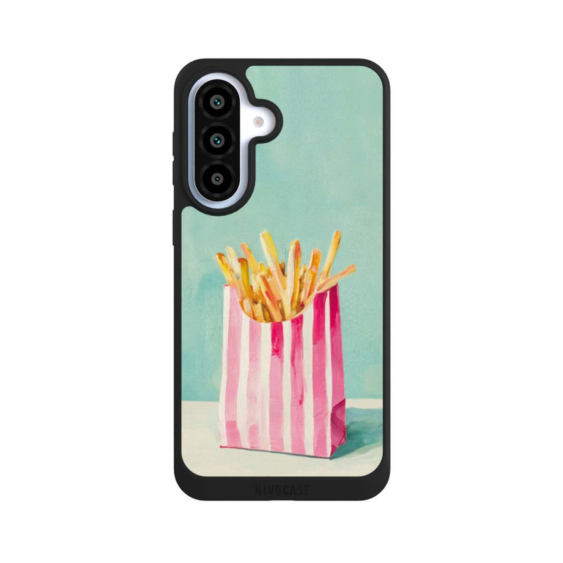 Galaxy A37 5G NIVOpure Retro Pommes Blau Watercolor