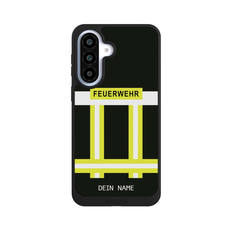 Galaxy A37 5G NIVOpure Feuerwehr Uniform Schwarz Personalisierbar