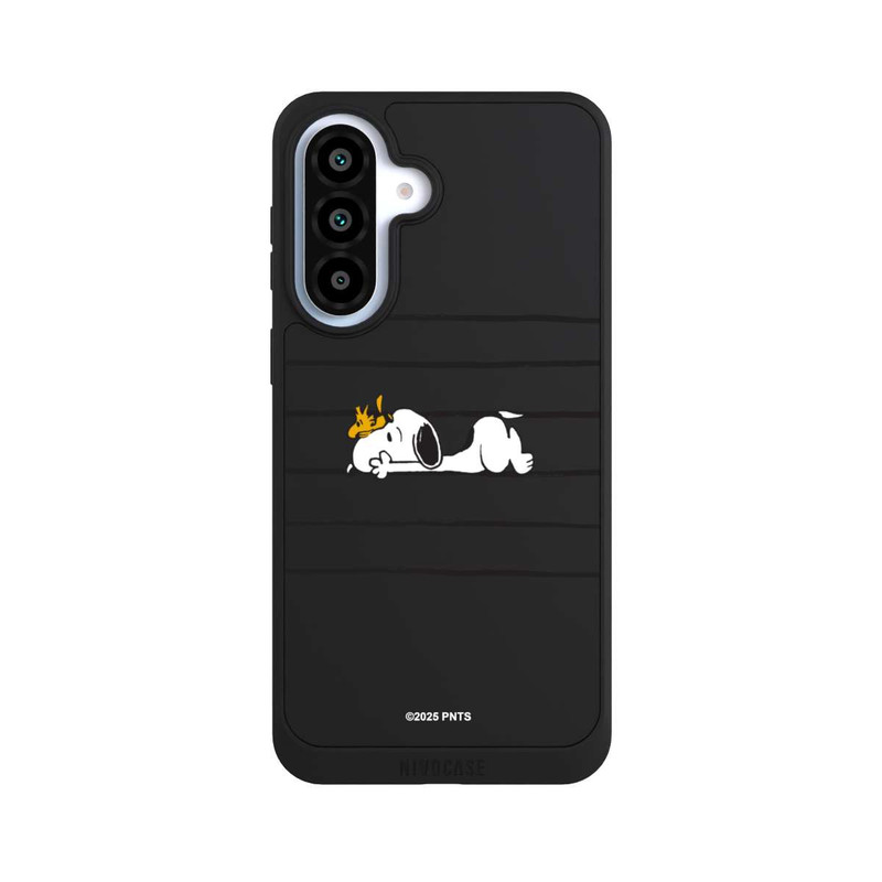 Galaxy A37 5G NIVOpure Snoopy Woodstock Stripes Peanuts Transparent