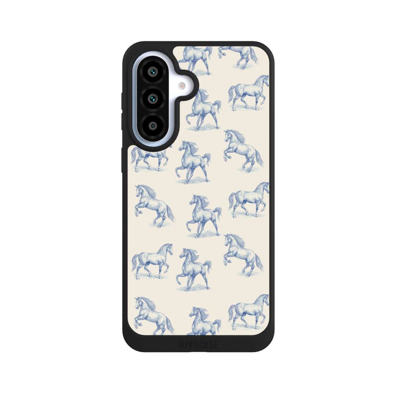 Galaxy A37 5G NIVOpure Horses Pattern Toile de Jouy mit KI