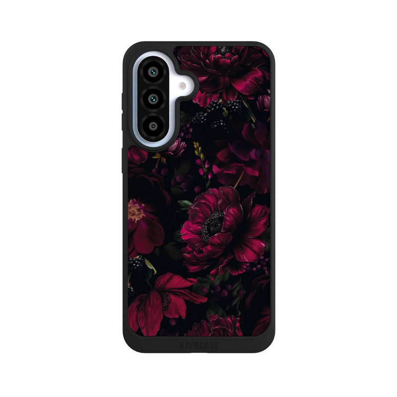 Galaxy A37 5G NIVOpure Dunkle Rote Blumen Liebe