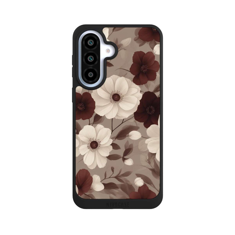 Galaxy A37 5G NIVOpure Bordeaux Und Creme Blumen mit KI