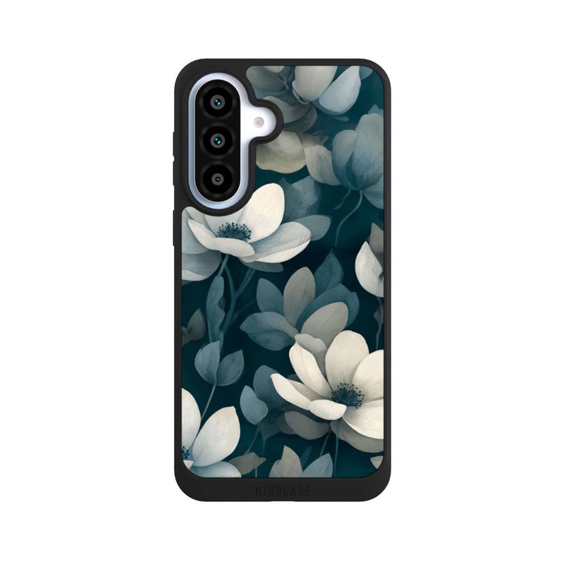 Galaxy A37 5G NIVOpure Negative Flower Petrol White with AI
