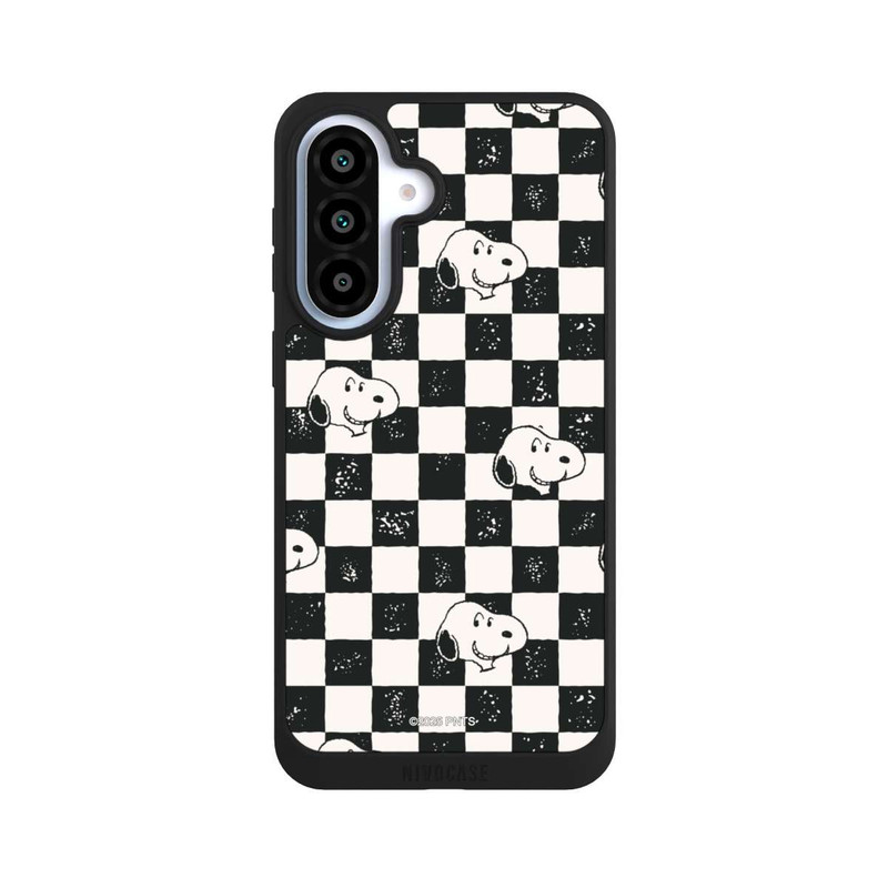 Galaxy A37 5G NIVOpure Snoopy Heads Checked Pattern