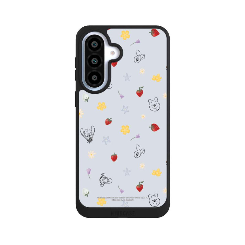 Galaxy A37 5G NIVOpure Winnie the Pooh and Friends Strawberry Pattern Blue