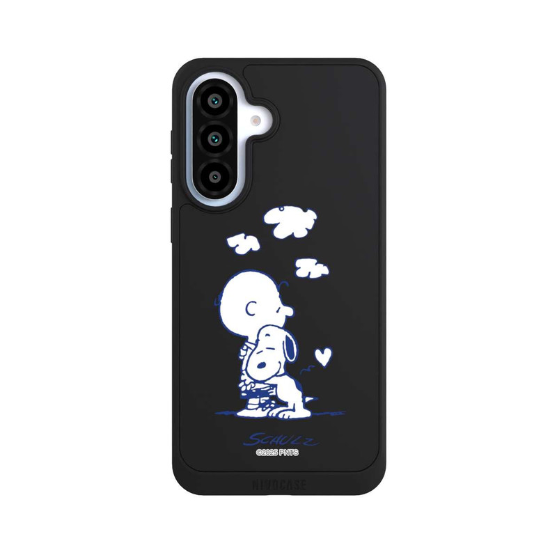 Galaxy A37 5G NIVOpure Peanuts Charlie Brown Snoopy Hug Transparent