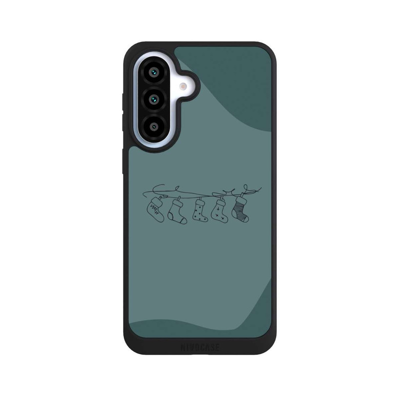 Galaxy A37 5G NIVOpure Christmas stockings line art minimalistic