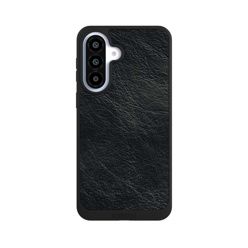 Galaxy A37 5G NIVOpure Schwarzer Lederlook Hintergrund