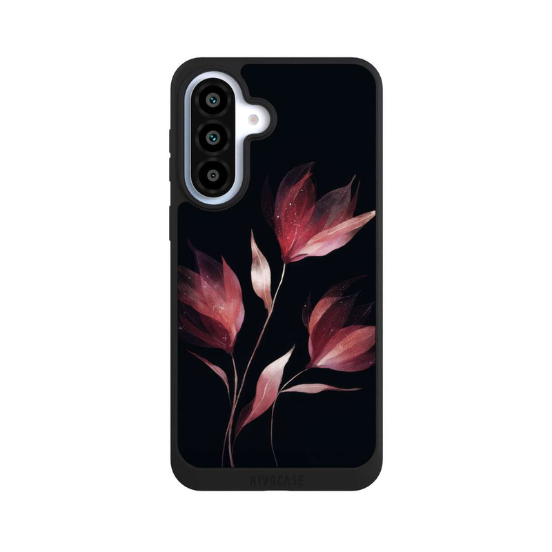 Galaxy A37 5G NIVOpure Burgunderrote Blume Negativ