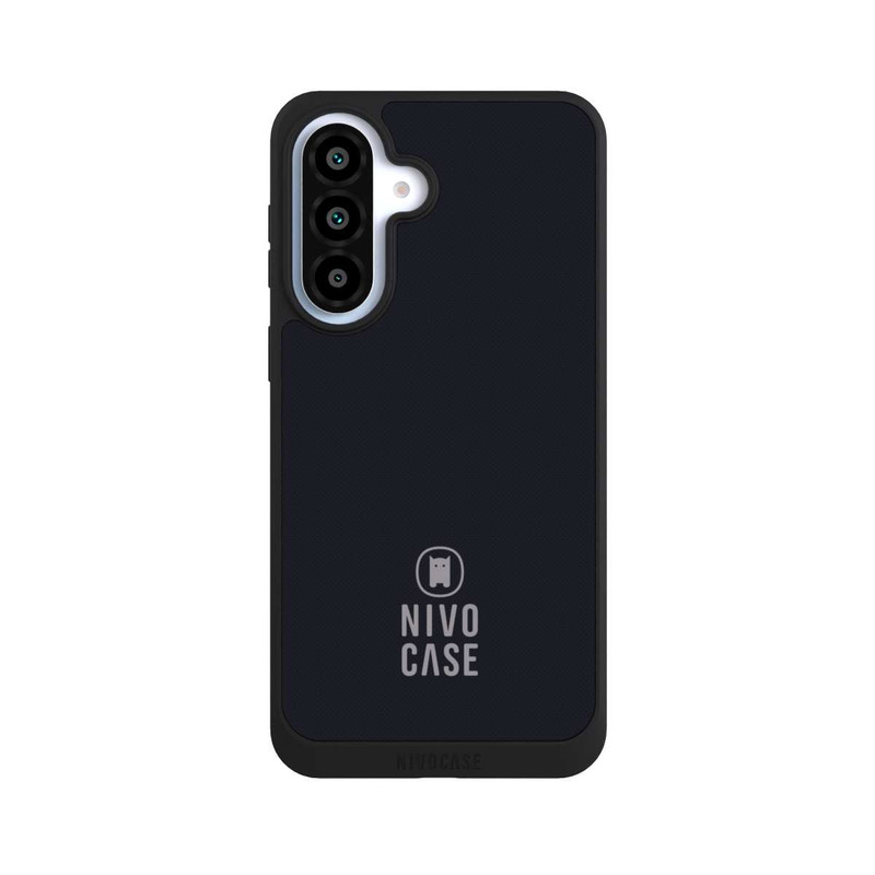 Galaxy A37 5G NIVOpure Nivocase Logo Black Grey