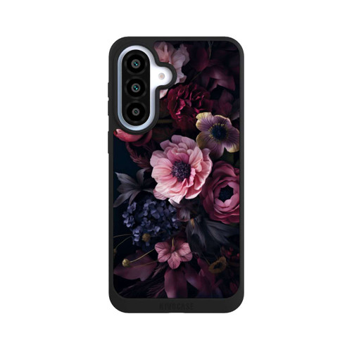 Samsung Galaxy A37 5G NIVOpure Rosa Blumenbild mit Pfingstrosen auf dunklem Hintergrund Mit KI