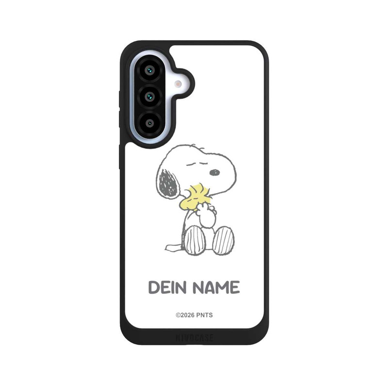 Galaxy A37 5G NIVOpure Snoopy And Woodstock Cuddling Personalisierbar