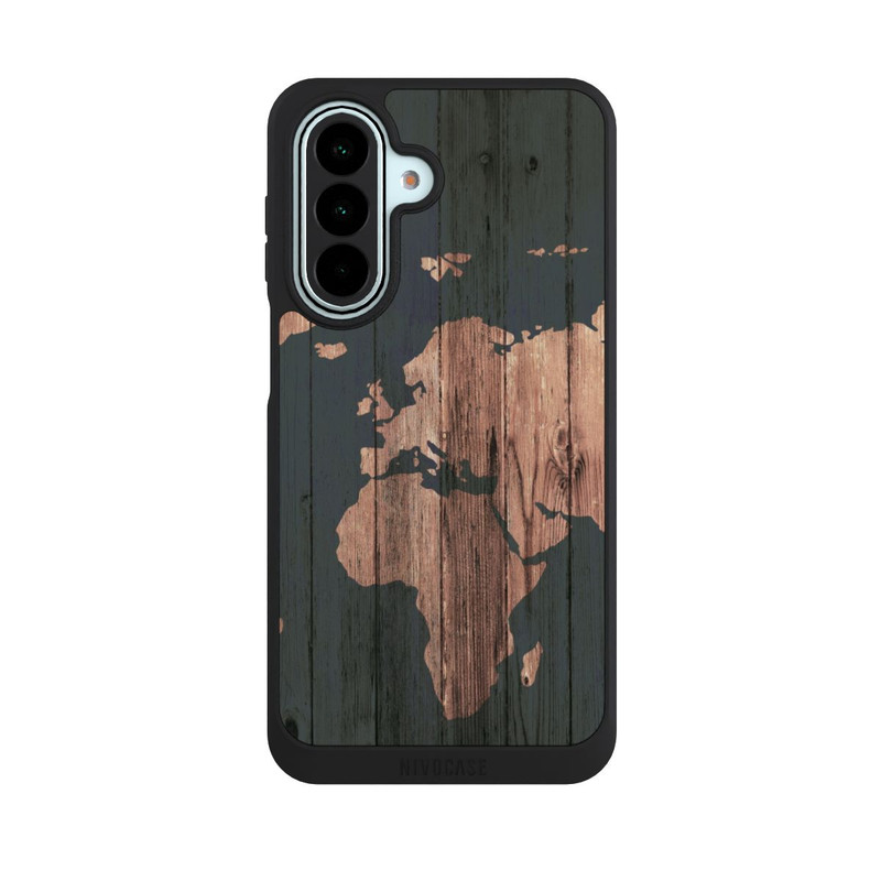 Galaxy A27 5G NIVOpure Wooden World Map