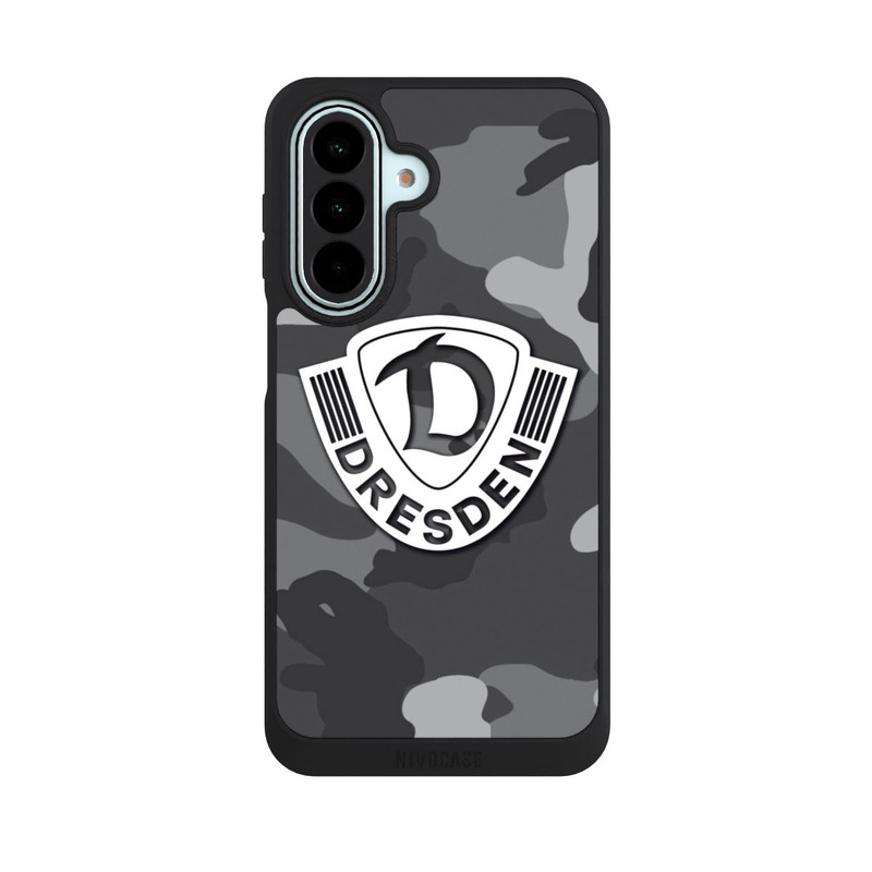 Galaxy A27 5G NIVOpure Dresden Camouflage Grau - Dynamo Dresden